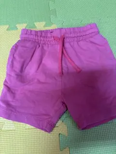 ピンク 半ズボン ウエストゴム