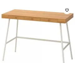 引き取り　IKEA イケア　リルオーセン　机　デスク　竹　102x49 cm