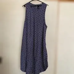 ウタカシノ ノースリーブ ワンピース M-L