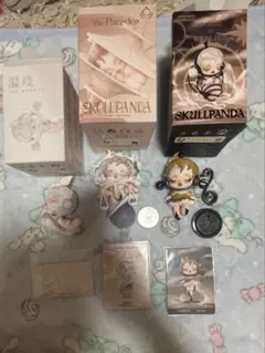 さ*ー様 SKULLPANDA スカルパンダ　フィギュア　3体セット