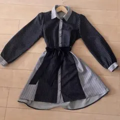 アクシーズファム　axes femme ネイビー　ワンピースのサムネイル