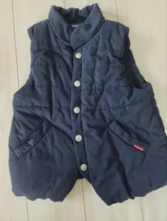 moujonjon ダウンベスト 120 ネイビー