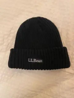 L.L.Bean ダークネイビー　ニット帽のサムネイル