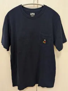 【送料込み】UNIQLO UT ミッキーマウス Tシャツ M ネイビー