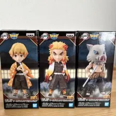 鬼滅の刃 アクションフィギュア3体セット ワールドコレクタブル