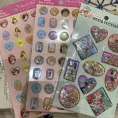 ディズニープリンセス ストーンシール ウォーターシール