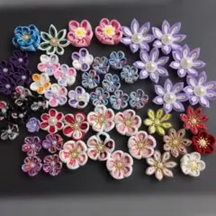 つまみ細工お花のパーツ　　　　　　 色々セット❗️