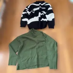 UNIQLO タートルネックセーター 2点セット L
