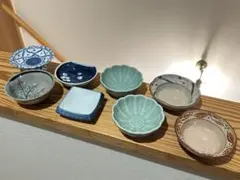 有田焼 小皿 8点セット 豆皿 染付 陶磁器 和食器のサムネイル