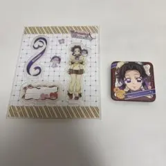 鬼滅の刃 バレンタイン 胡蝶しのぶ アクリルスタンド 缶バッジ
