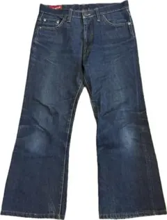 70s カクタス 国産ビンテージ デニム ブーツカット パンツ W34 ハチノス