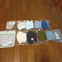 布マスク 10枚セット 様々なデザイン