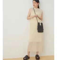 2021SS アダムエロペ メッシュワンピースのサムネイル