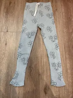 ZARAキッズ 花柄 リブパンツ レギンス