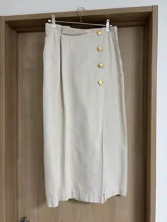 【green label relaxing】アイボリー タイトスカート