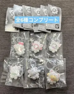 サンリオキャラクターズ　ふわふわスノー　めじるしアクセサリー　コンプリート
