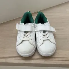 スニーカー　緑　17.0cm