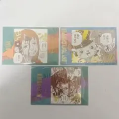 ONE PIECE ワンピース　効果音ポストカード　ナミ　ロビン　チョッパー