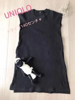 女の子 ユニクロ ワンピース サイズ140センチ