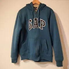 GAP グリーン ジップアップパーカー Lサイズ