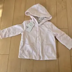 ☆新品☆80センチ　RALPH LAURENフード付きピンクトレーナー