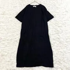 メランクルージュ 半袖ロングワンピース カットソー 綿100% シンプルのサムネイル