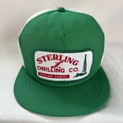 70’s 80’s ビンテージ トラッカーキャップ アメリカ製 2トーン 緑 白