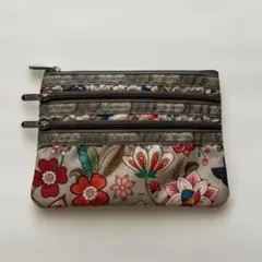 LeSportsac 花柄 3ポケットポーチ