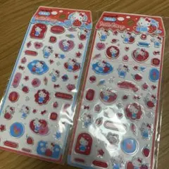 ハローキティ ストロベリー ステッカー 2シートセット
