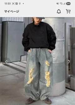 CIAOPANIC TYPY　袖ギャザーナイロンブルゾン～