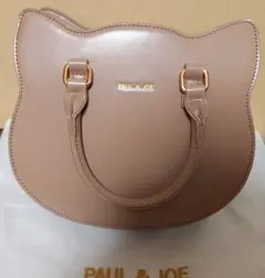 PAUL & JOE ACCESSOIRES CAT FACE BAG ベージュ