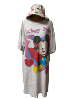 USA ビンテージ ミッキー ビッグサイズ Tシャツ ワンピース xpvのサムネイル