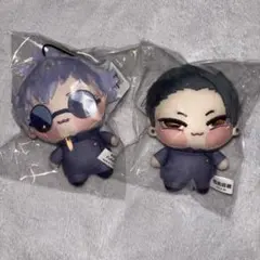 呪術廻戦 プライズ ちょぴぬいぷち ぬいぐるみ マスコット ① 五条悟 夏油傑