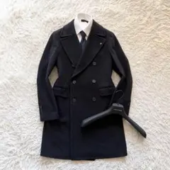 <美品>TAGLIATORE DAAN ネイビー ダブルチェスターコート 44 美品>TAGLIATORE DAAN ネイビー ダブルチェスターコート 44 - メルカリ