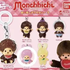 モンチッチ めじるしアクセサリー2 チムたん(ピンクver.)