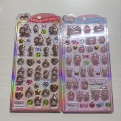 【正規品】モンチッチ　うるちゅるポップシール　2枚セット　⭐︎本日限定価格⭐︎