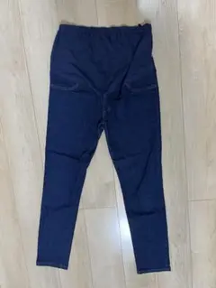 マタニティ Lサイズ ダークブルー スキニーパンツ