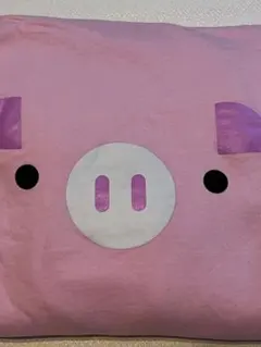 ピンクパーカー　豚