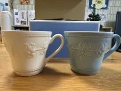 フェスティビティ マグ (アイボリー・ブルー) ペア