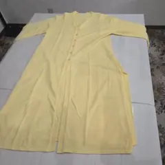 TABASA イエロー ロングカーディガンのサムネイル