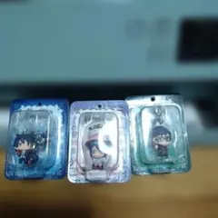 青の祓魔師 男性陣　カニカンつきキーホルダー3個セット