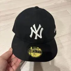 NEW ERA 59FIFTY ブラックキャップ　7 1/4