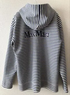 定価90200円　S Max Mara DORIA パーカー ボーダー ロゴのサムネイル