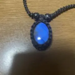 ハンドメイド ラブラドライト ネックレス