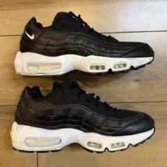ナイキ ウィメンズ エアマックス95 ネクスト ブラック ホワイト 24cm