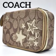 COACH コーチ 星柄 シグネチャー 小物ケース ポーチ レディース