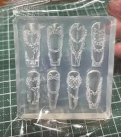 シリコンモールド ネイルパーツ リボン フリル ハンドメイド