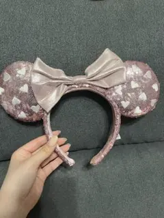 東京ディズニーリゾート カチューシャ ピンク ハート柄