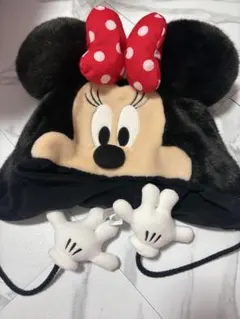 ミニーマウス 帽子 手袋付き
