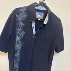 Holiday Walk ネイビー ポロシャツ Lサイズ ポロゆし